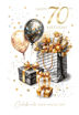 Picture of HAPPY 70TH BIRTHDAY CARD